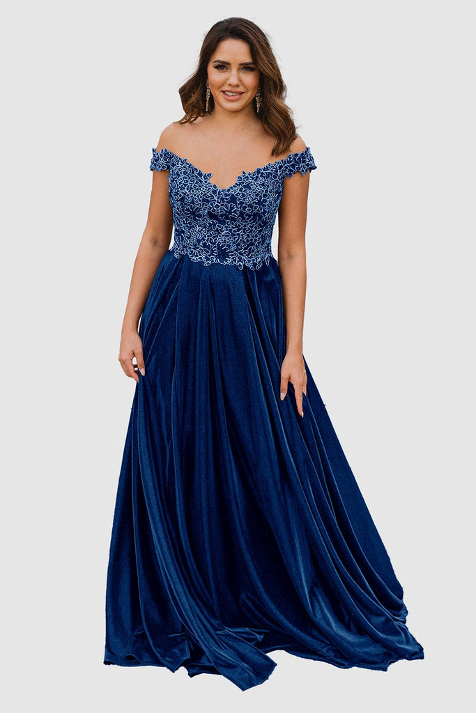 Bristol Off - Shoulder Formal Dress – PO918 by Tania Olsen Designs