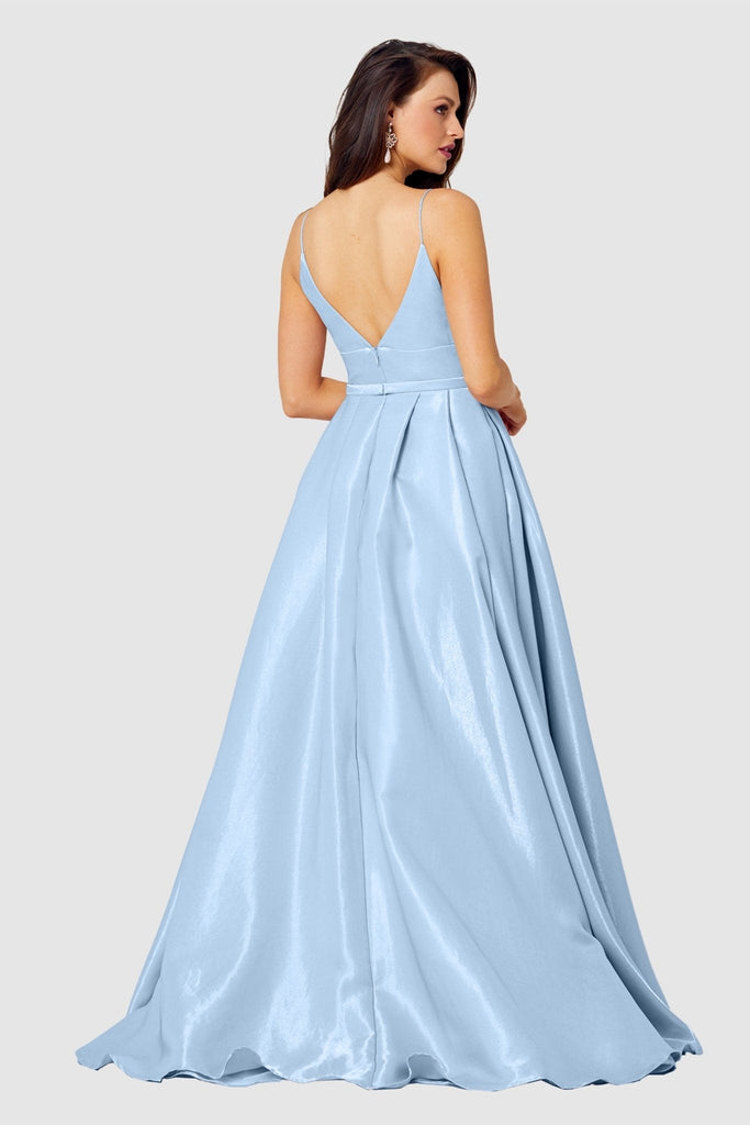 Leia Shimmer Satin Prom Gown – Sample Sale by Tania Olsen Designs