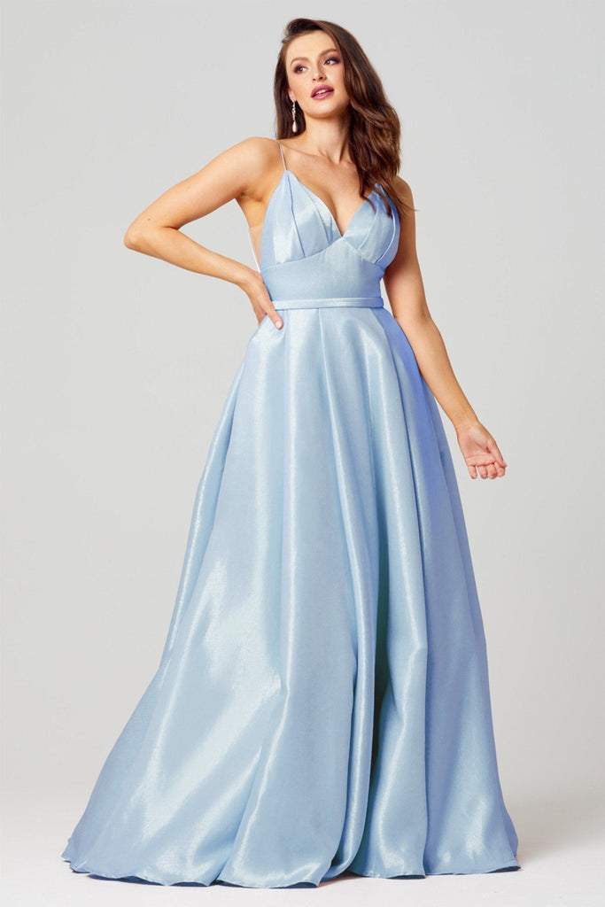 Leia Shimmer Satin Prom Gown – Sample Sale by Tania Olsen Designs