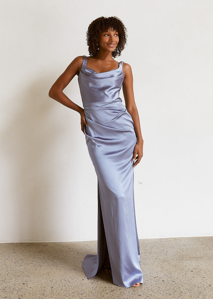 Nemesia Bridesmaid Dress - Champagne by Tania Olsen Designs