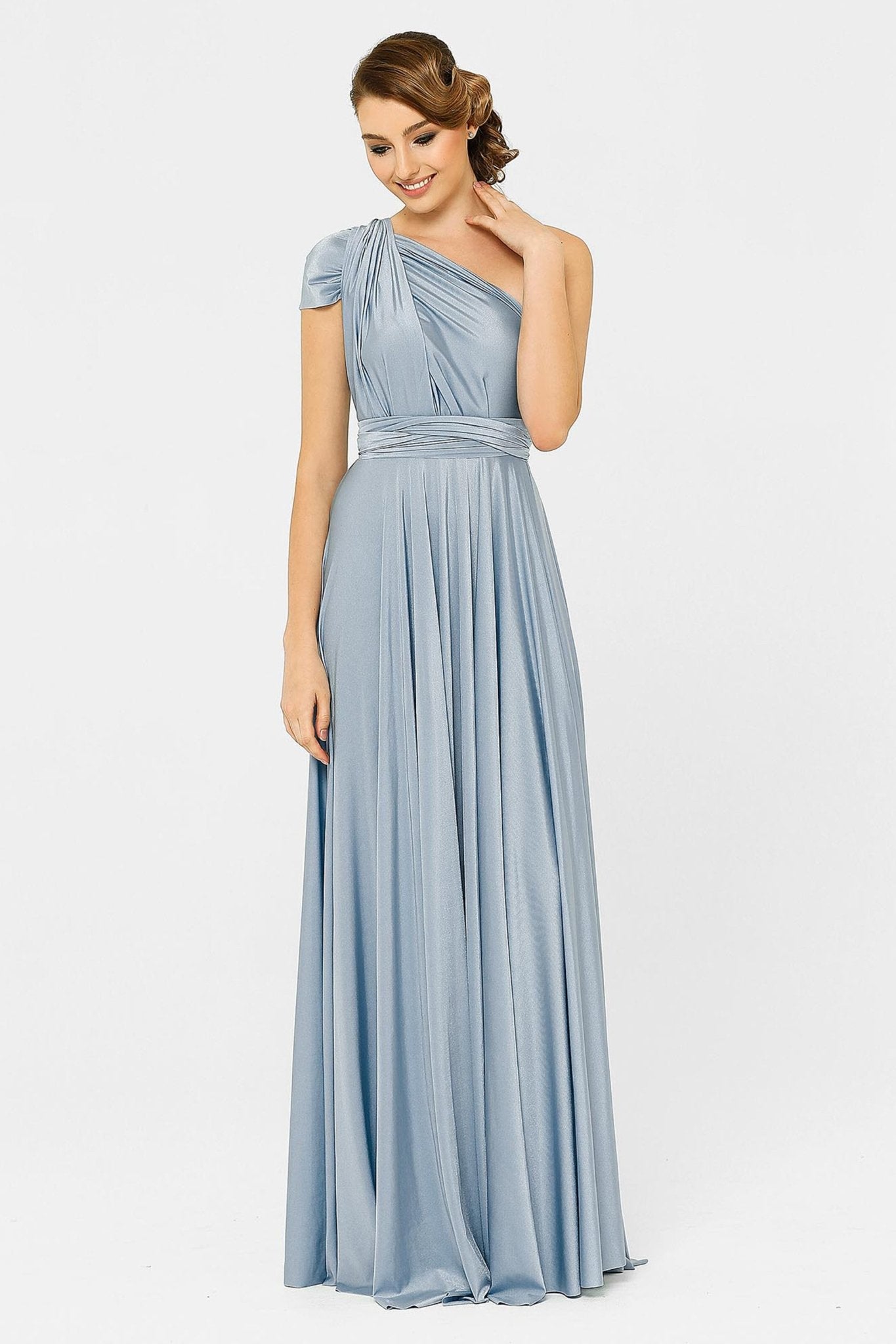 20+ Blue Grey Bridesmaid Dresses