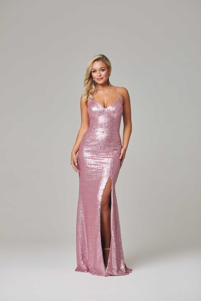 India Evening Dress – PO594 Pink